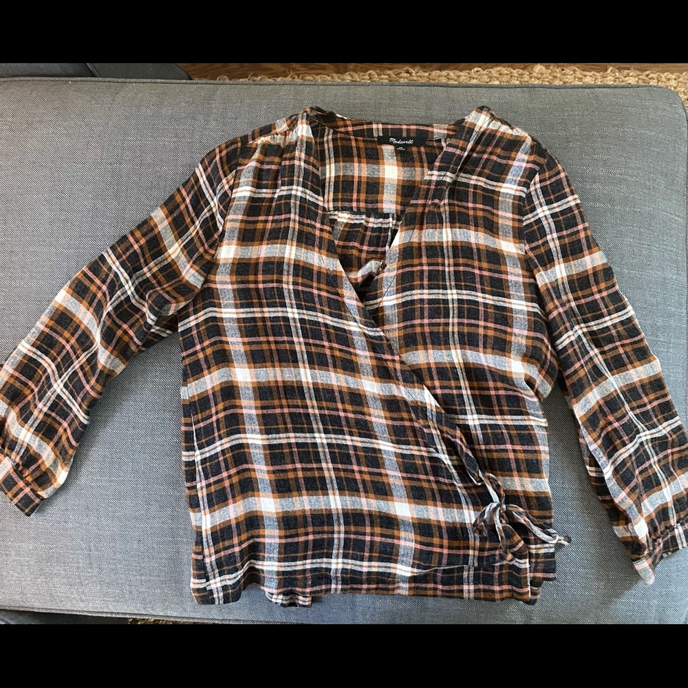 Madewell wrapped lightweight flannel